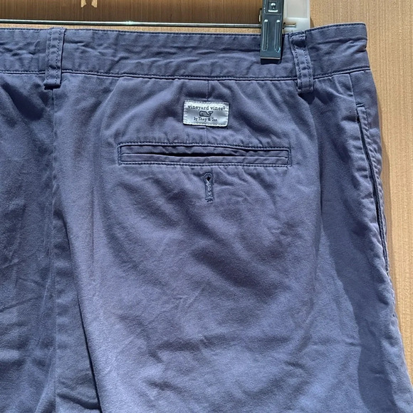 Vineyard Vines Men's Club Shorts Periwinkle Flat Front Size 34 - Picture 8 of 14